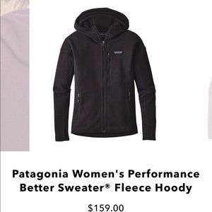 Patagonia better sweater hoody